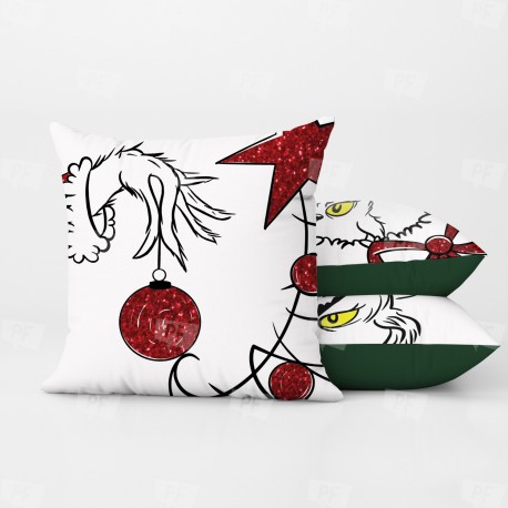 Cojin navideño grinch Bolita