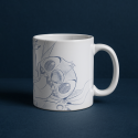 Mug Blanco Stitch Babas