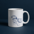 Mug Blanco Stitch guitarra