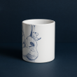 Mug Blanco Stitch guitarra
