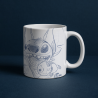 Mug Blanco Stitch Pistolas