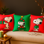Cojínes Navideños Snoopy