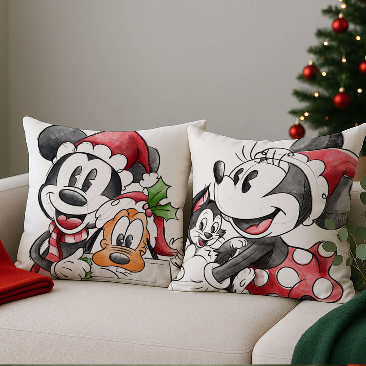 Cojínes Navideños Mickey