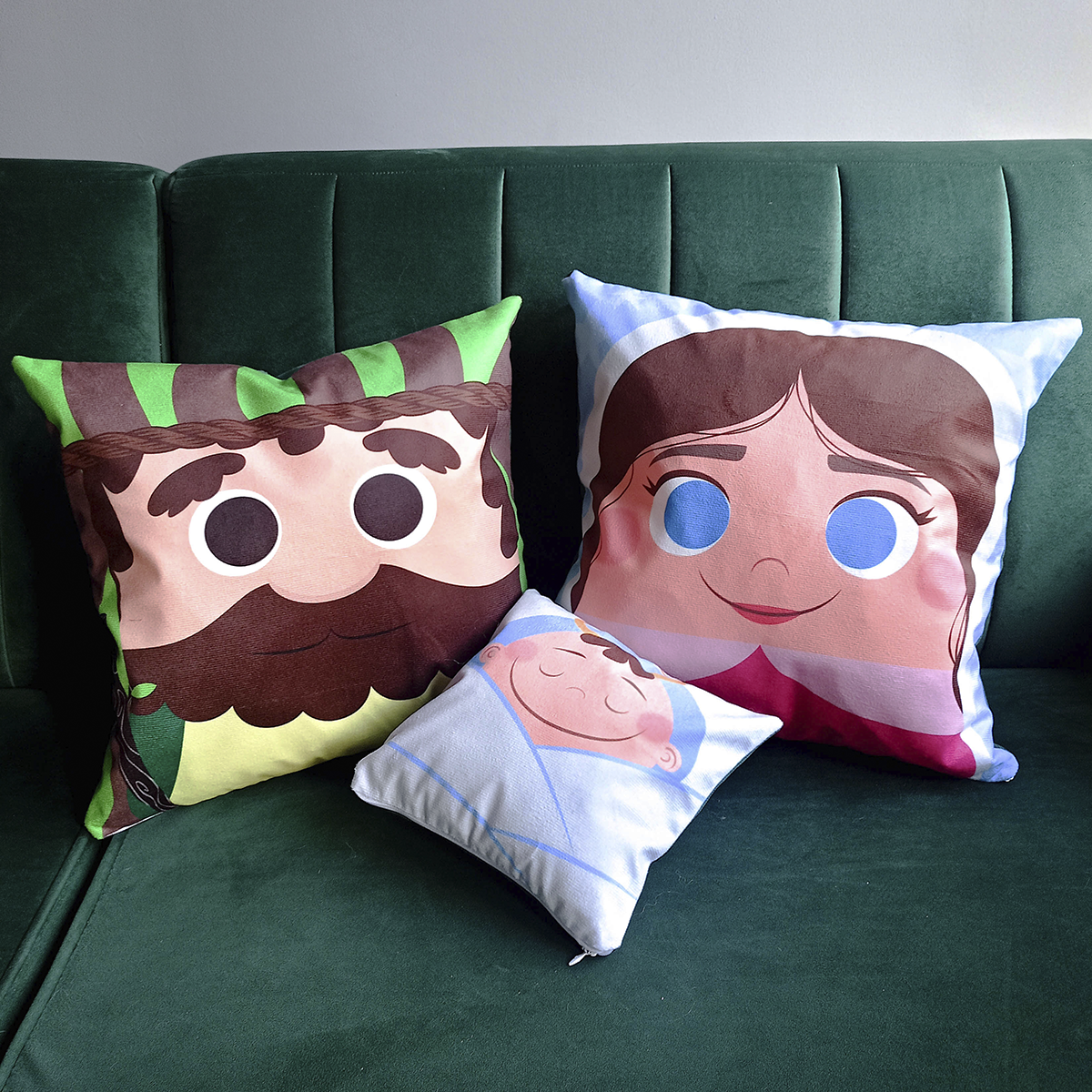 Cojínes Navideños Pesebre