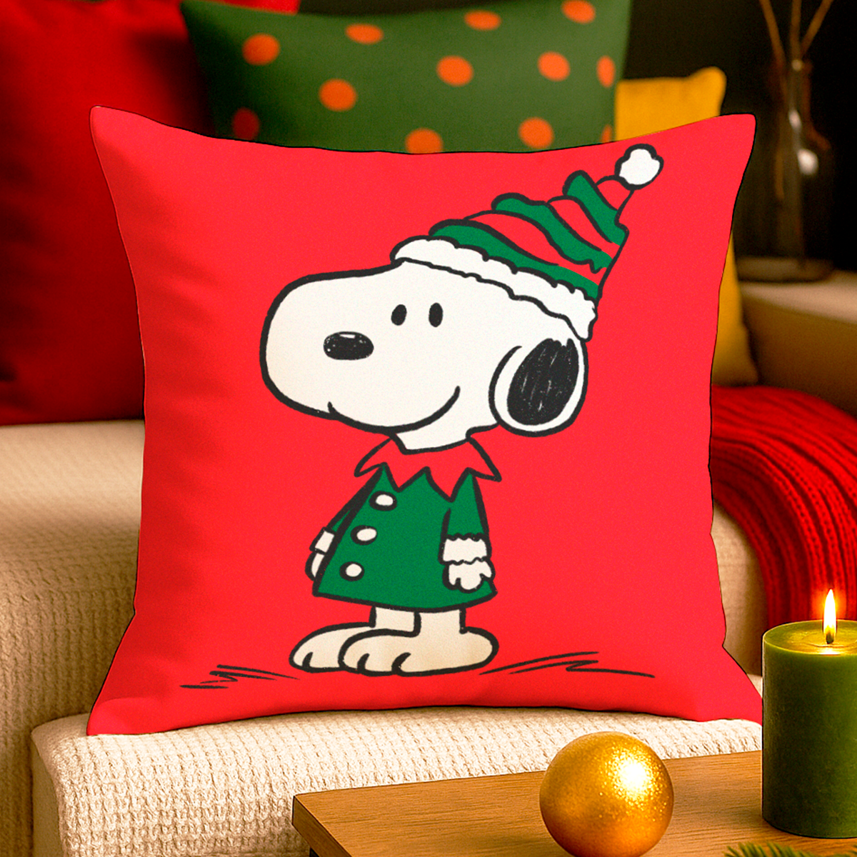 Cojínes Navideños Snoopy