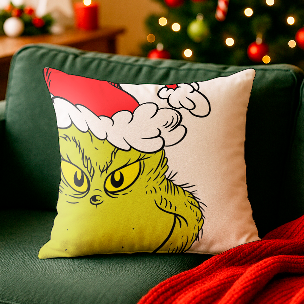 Cojínes Navideños Grinch